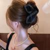 Sparkling Wheat Ear Shark Clip Large Size Rhinestone Hair Clip Fashion Hair Grip Clip  Party
