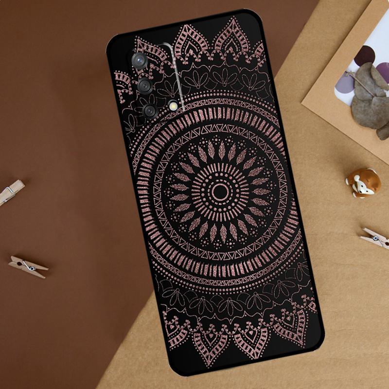 Mandala Mandala For Oppo A80 A60 A40 A74 A94 A54 A18 A38 A58 A78 A98 A16 A76 A96 A15 A57S A17 A77 Phone Case