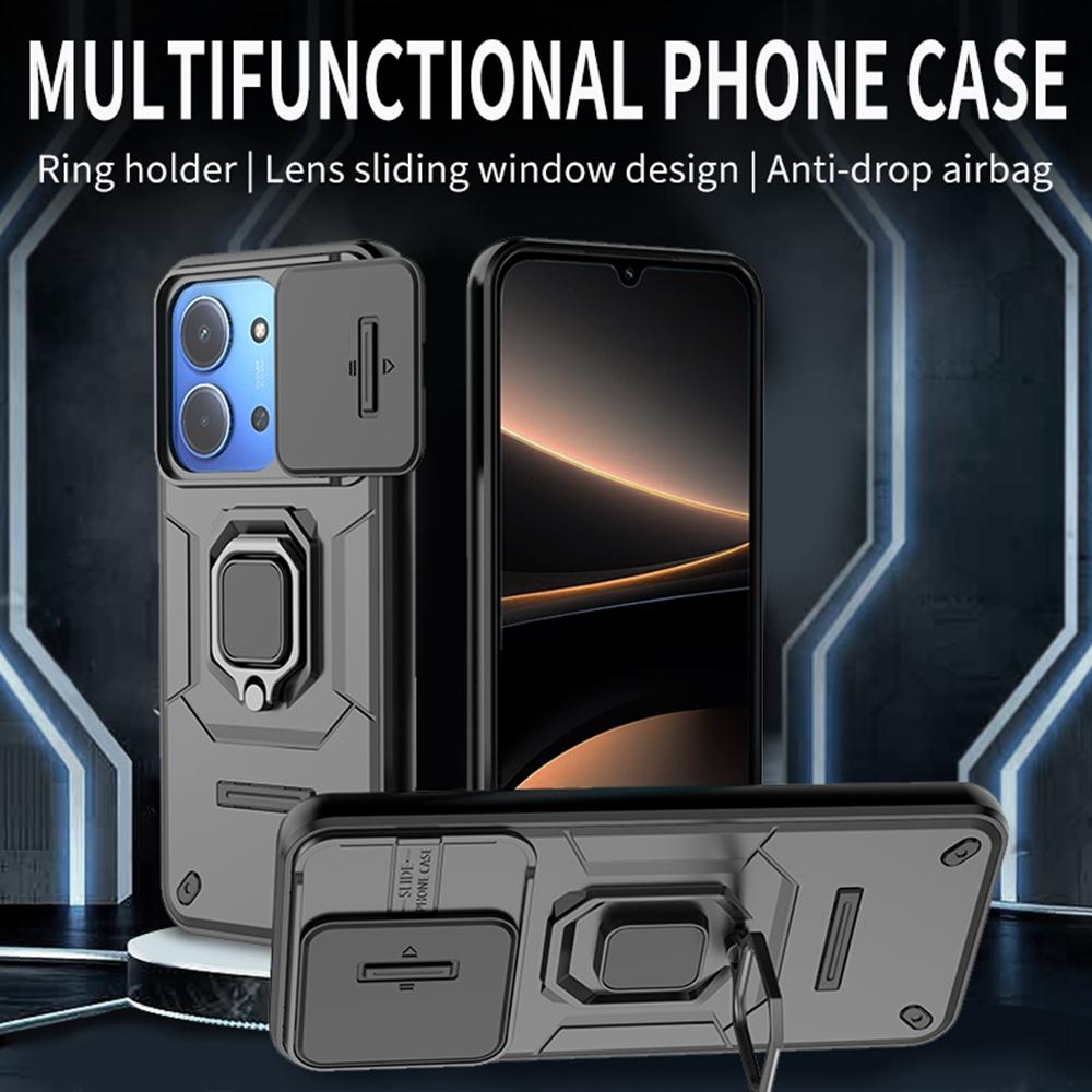 Für Xiaomi Redmi 15C 4G 171mm Hülle Stoßfest Panzer Magnetischer Halter Ring Hülle Für Redmy 15C 15 C Redmi15C 4G Linsenschutz Abdeckung