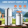 VEVOR Gravity-fed Water Filter System, 2.25G 304 Stainless-Steel Countertop System, Water Filtration System, Reduces Lead and Up To 99% of Chlorine