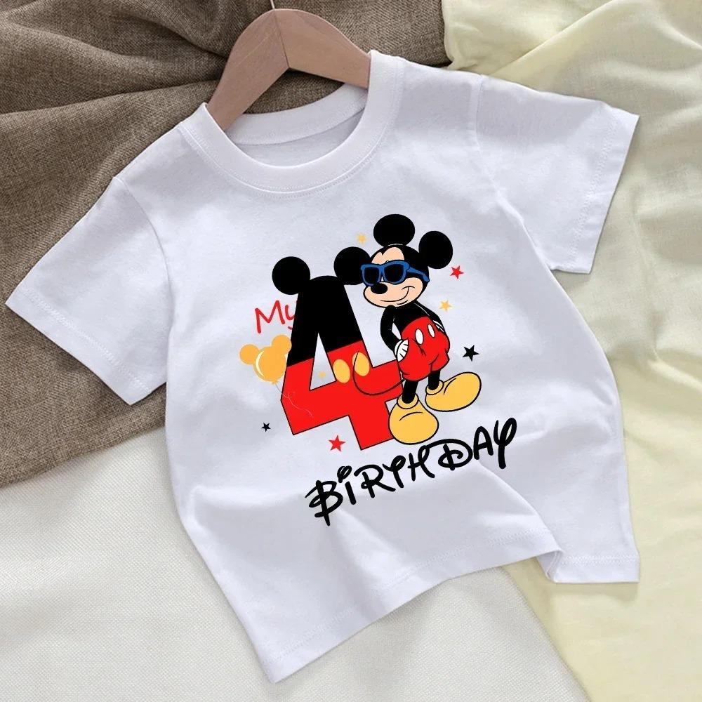 Boy Birthday Clothes Girl Tees Shirt Clothes Anime Kawaii Tops Baby Clothing