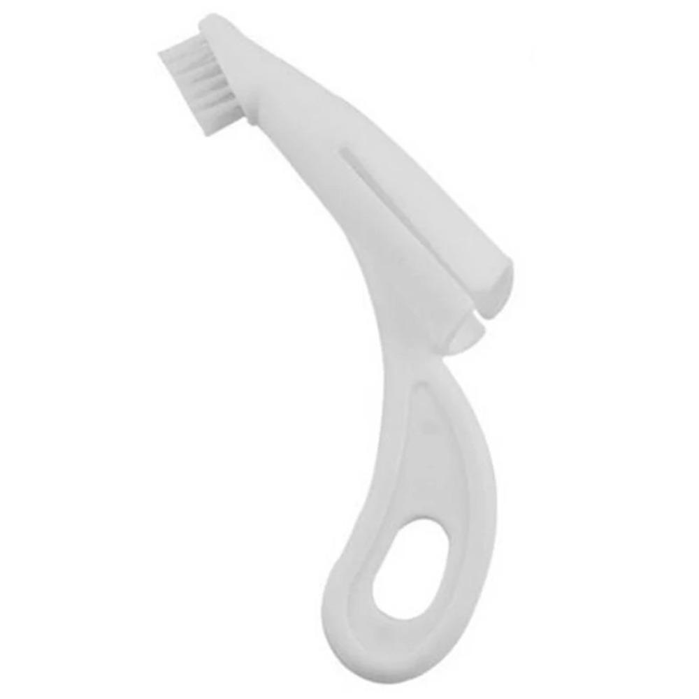 

Pet Finger Toothbrush Teeth Cleaning Tool, Soft Brush For Tartar & Bad Breath Removal, For Dogs Cats Oral Care, Pet Supplies белый