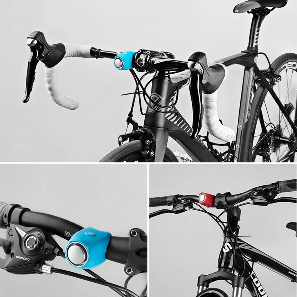 ROCKBROS Electric Cycling Bells Horn Rainproof Handlebar Bell Silica gel Ring Saving Bell Accessory