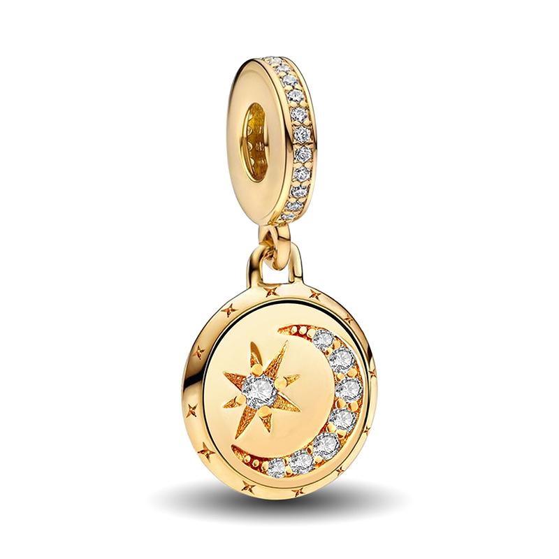 Copper Love Heart Firefly Golden Series Charms Fit Diy Making Bracelet Necklace Gift High Quality Fine Jewelry