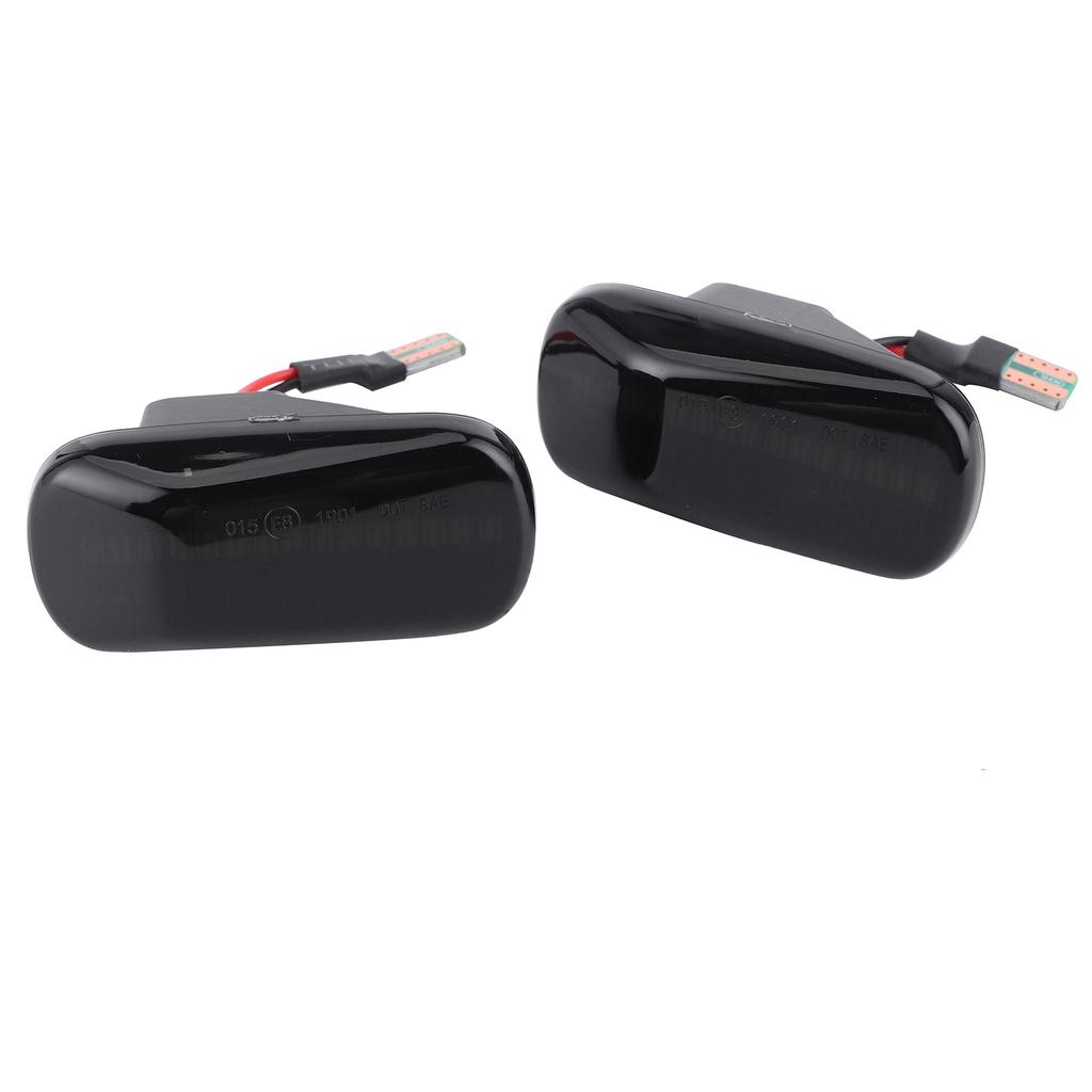 Amber Side Marker Light Fender Turn Signal Lamp 3000K Smoky Lens Fit for Honda CRVCivicJazz