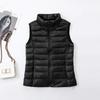 Female Autumn and Winter Slim Warm Vest Inner Wear Solid Color Sleeveless Vest