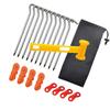 Wind Resistant Stakes Portables Tent Pegs Multifunctional Beach Tent Pegs for Outdoor Survival Gears