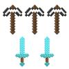[Mater] Minecraft Roleplay Assortment, Children's Figure Costume, Disguise Item, 5-Piece Box, Ages 6+, Multi, HFF59-986E