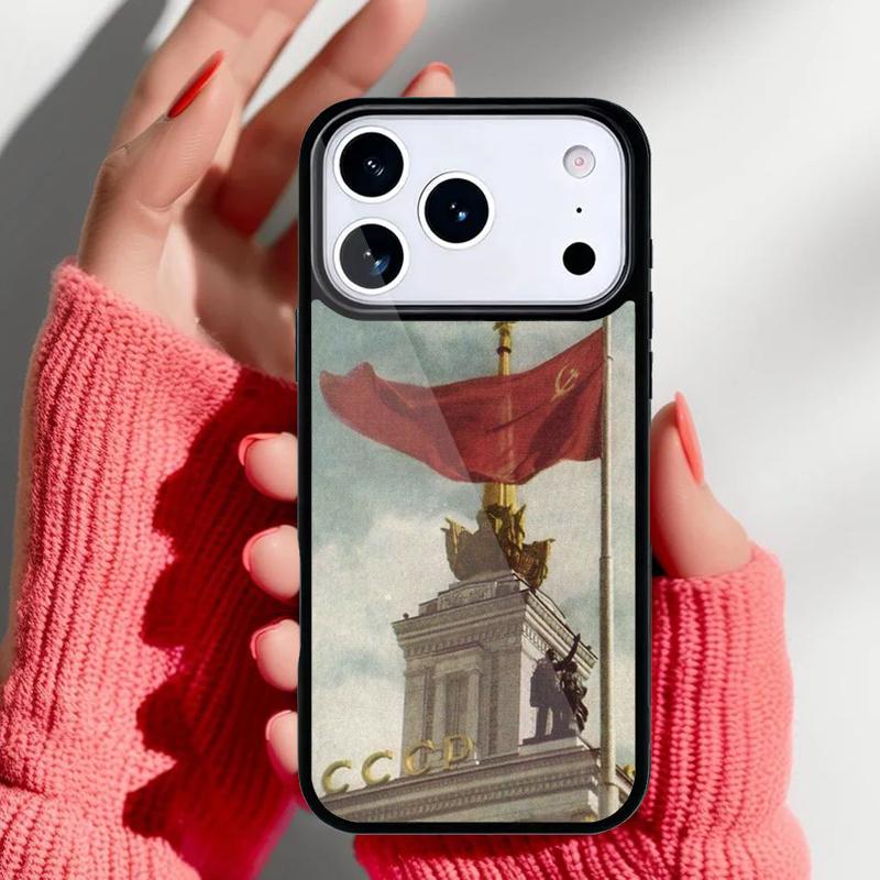 

Russian Stalin Ussr Communism Phone Case for iPhone 17 Air 16e 15 14 13 Pro Max Back Cover for 12 11 Pro Coque iPhone17 Pro Max