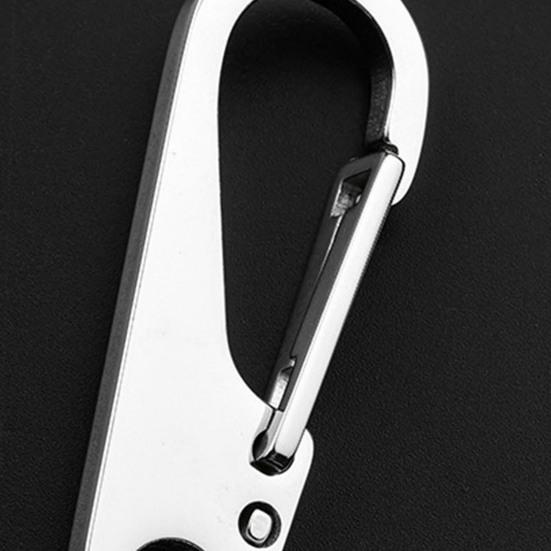 Keychain Heavy-duty Quick Release Stainless Steel Keychain with Tight Buckle Structure Bottle Opener Corrosion Resistant