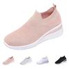 Fashionable And Casual Knitted Thick-soled Sports- Casual Single Shoes For Women