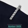 Men's 4cm Korean Style Silver Tie Clip - Suit & Shirt Accessory