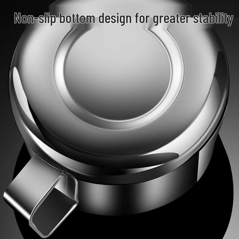 Modern 3-Piece 304 Stainless Steel Seasoning Jar Set with Base