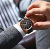 Curren 8435 Men's Multifunction Quartz Watch with Steel Strap and Six-Hand Calendar