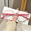 Luxury Rimless Reading Glasses for Women - Diamond Cutting Style, Presbyopic Lens, Square Frame, Lightweight & Stylish Design