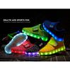Calzature Sportive Comode Unisex Luminose con 7 Luci LED Ricaricabili USB