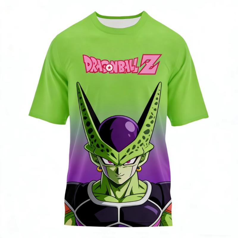 Summer Dragon Ball T Shirt Kids Tops Tee Anime Figures Son Goku Super Saiyan T-shirt Boys T-shirts Children Clothes Short Sleeve