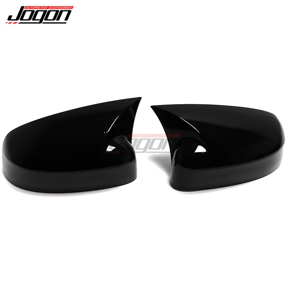 

Крышки зеркал заднего вида в стиле автомобильного рожка OX для Ford Focus 2 MK2 Focus 3 MK3 3.5 2008-2018 из углеродного волокна glossy black