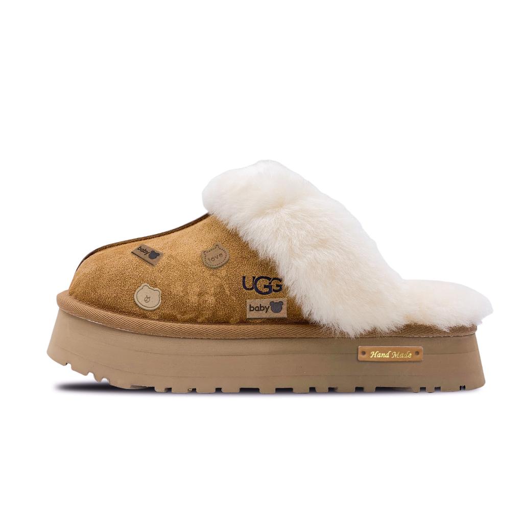 UGG Slip Resistant Closed Toe Slippers Women's Chestnut Brown 1122550-CHE(Team188-S-BOX)