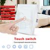 2025 Trend Europäisch AC100-240V Gehärtetes Schwarz Weiß Glas Touch Schalter Panel Wandleuchte Sensor Taste Gang 10A Unterbrecher EU Stecker