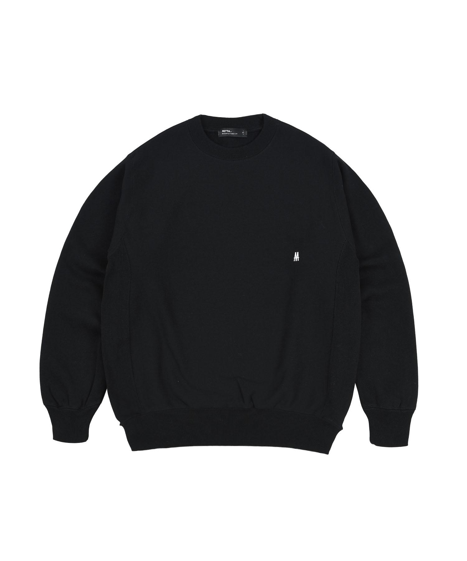 Mita Плотная футболка с круглым вырезом - Черная Black/1(L)