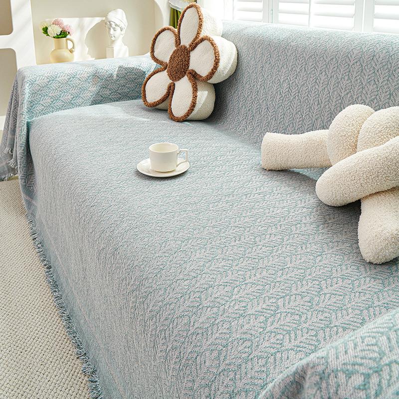 Fresh Simple Sofa Cushion Four Seasons Universal Thickened Full Covered Sofa Cover Cover Cloth