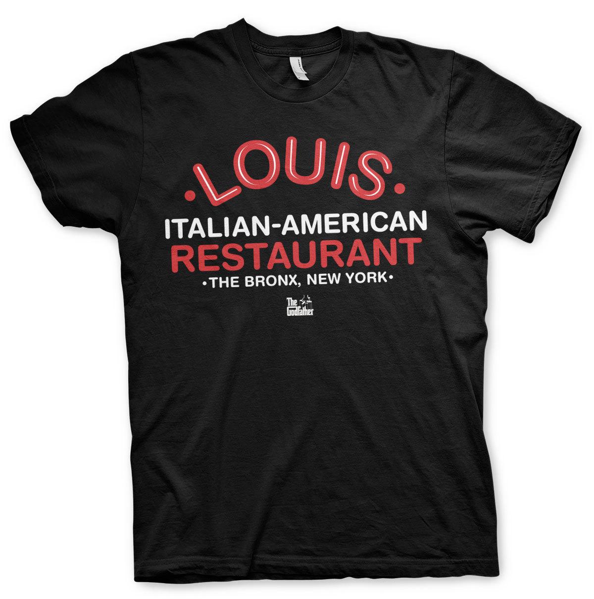 Officially Licensed The Godfather Louis Restaurant Men s T-Shirt S-XXL Sizes S