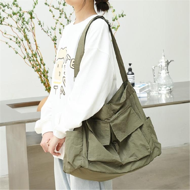 Multifunctional Nylon Crossbody Bag School Shopping Bags for Various Occasions