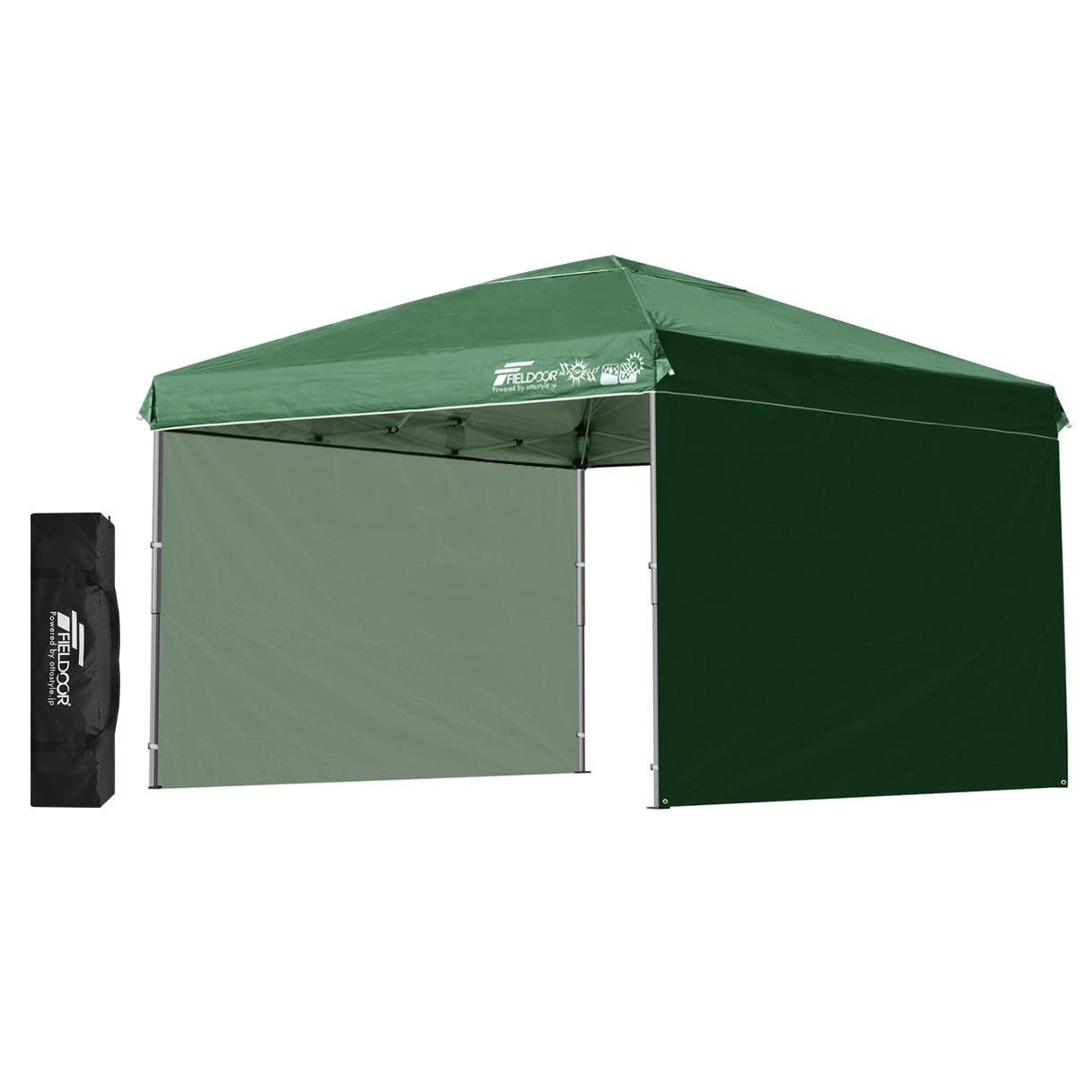 

FIELDOOR Легко збирається [2,5 × 2,5 м][3,0 × 3,0 м] Брезентовий намет одним дотиком [Посилена версія] G03 Набір із 2 бічних простирадл Збільшено кількість опор даху до 8