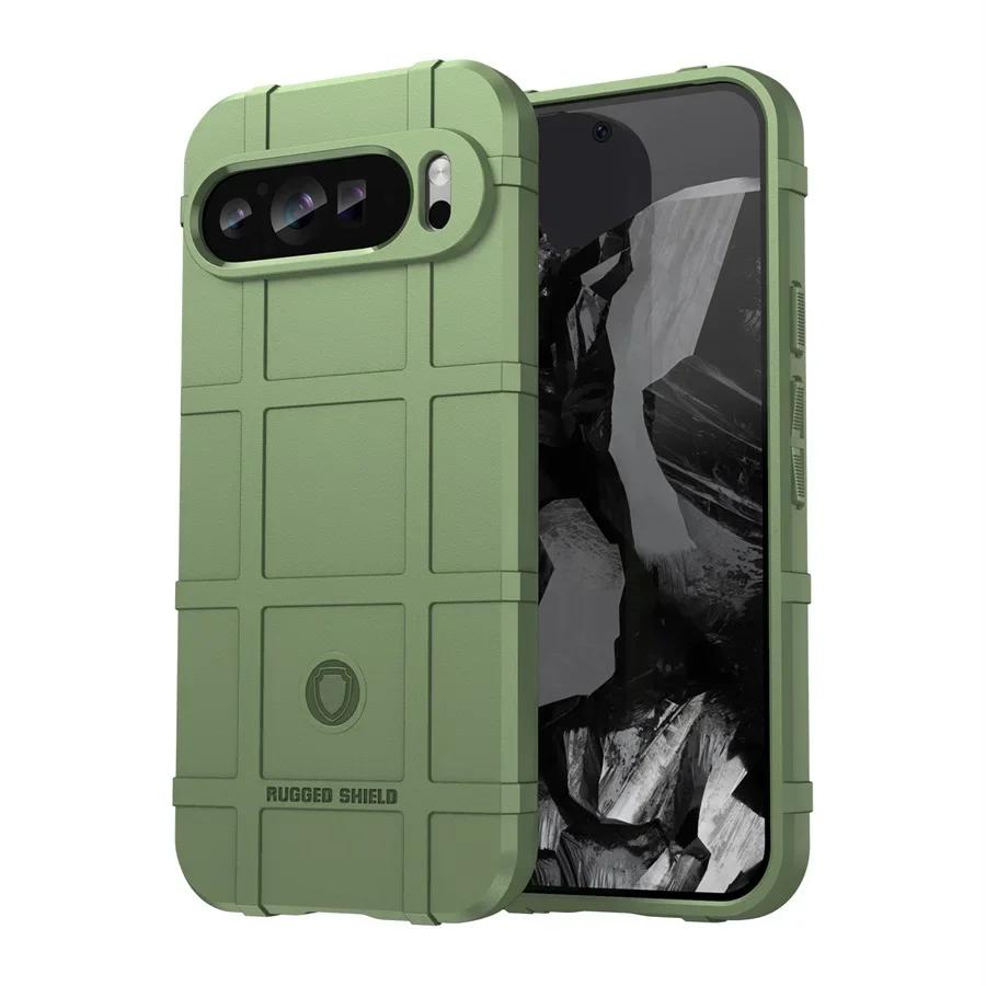 

Heavy Hybrid Armor Non-slip Texture Matte Case For Google Pixel 10 9 Pro XL 8 7A TPU Four-corner Shockproof Buffer Protect Cover Google Pixel 10 Pro