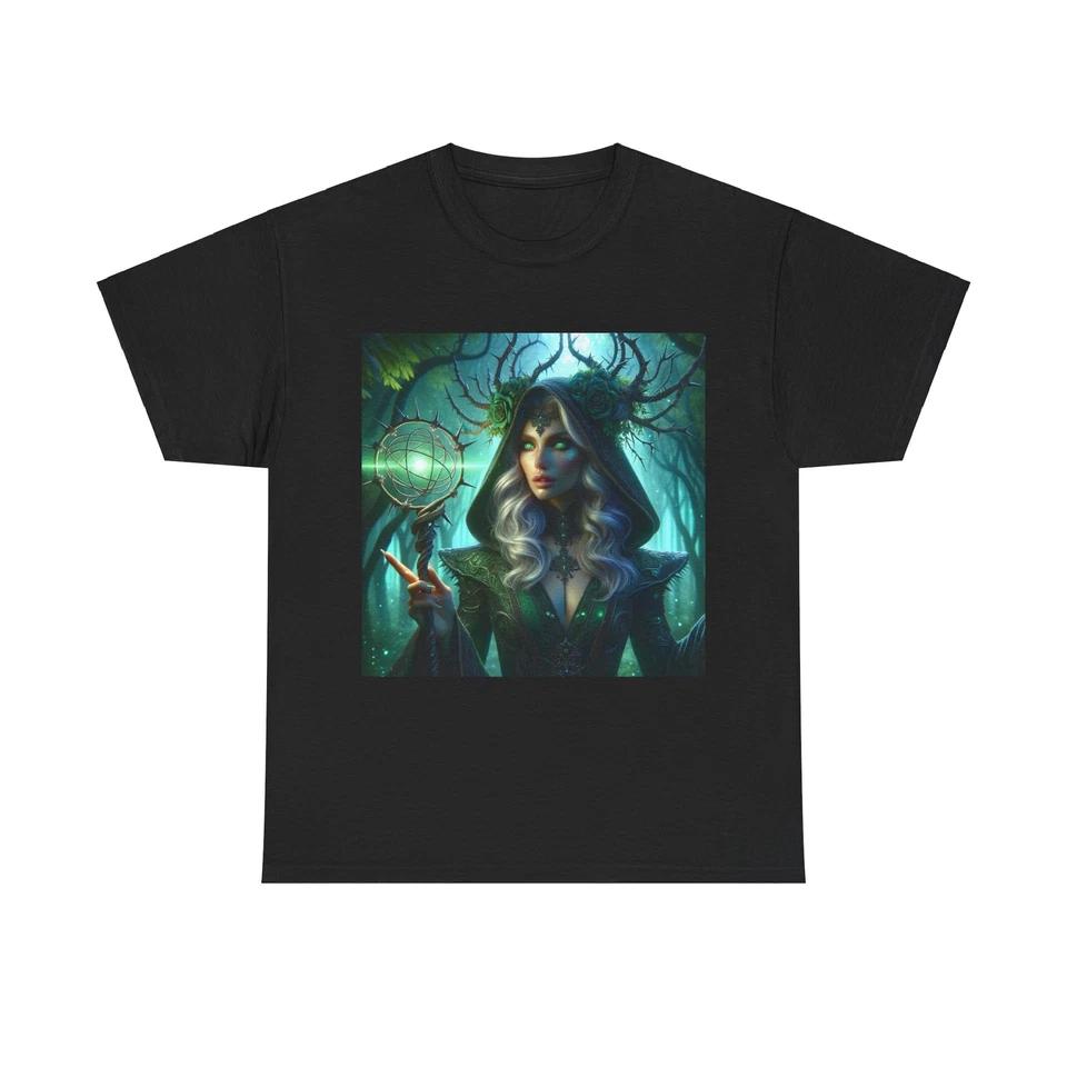 Unisex Adult T Shirt Mystic Thorned Magician Fantasy Artwork 2XL