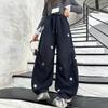 Girls' Autumn 2025 Stylish Embroidered Flower Sweatpants
