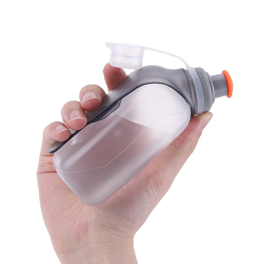 250ml Trinkflasche für die Taille mit Clip und staubdichtem Deckel Arc-Wasserflasche, auslaufsichere Sport-Wasserflasche für Camping, Radfahren, Marathon