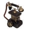 Antique Corded Telephone Rotating Dialing Decorative Vintage Phone Landline with Redialing Key for Living Room Bedroom