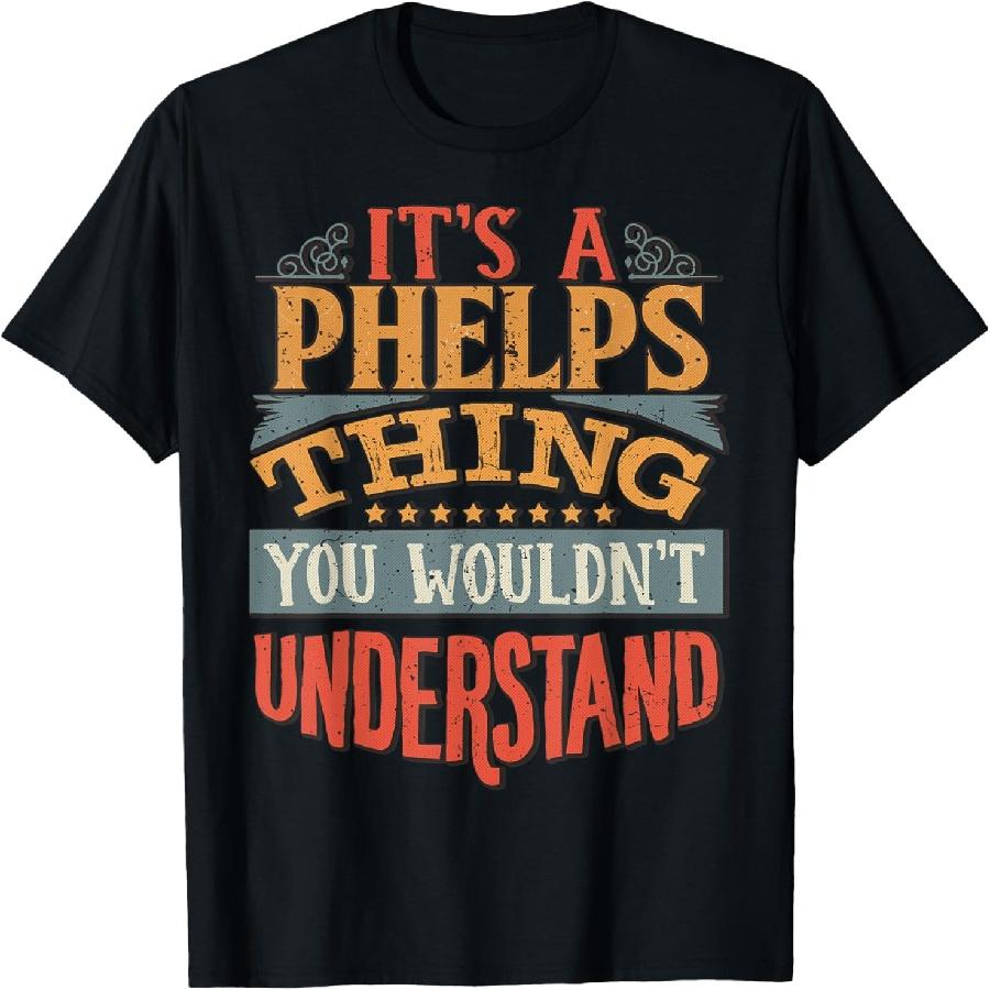 Phelps Name T-Shirt XXXXXL чёрный