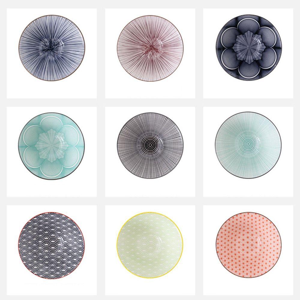 Ceramic Japanese Rice Bowls 5.5Inch Nordic Style Small Soup Bowls Dishwasher&Microwave Safe Safety Serving Bowl Salad
