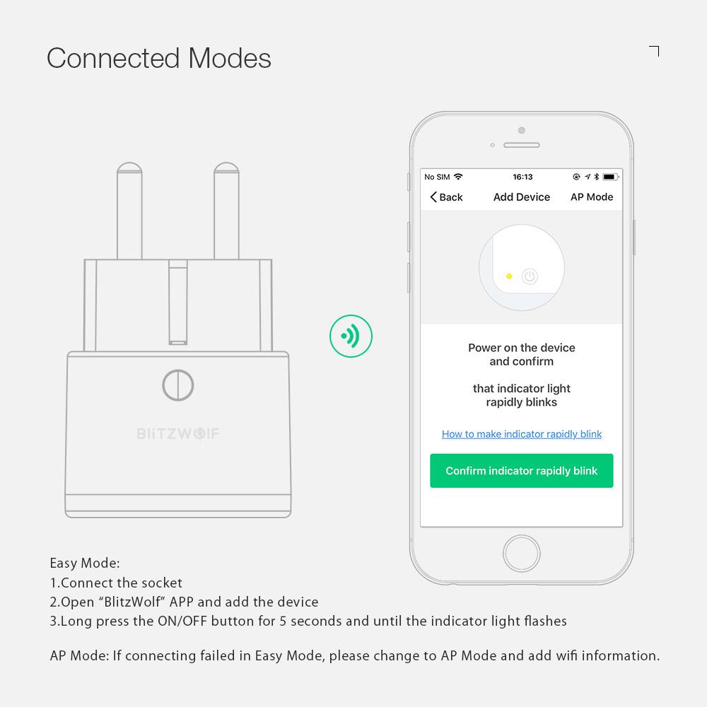 Eu Plug 15a 3450w Wifi Smart Socket Outlet Switch Energy Monitoring No Hub Required App Remote Works With Alexa