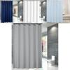 Luxurious Polyester Waterproof Shower Curtain With Hooks In Minimalist Modern Design