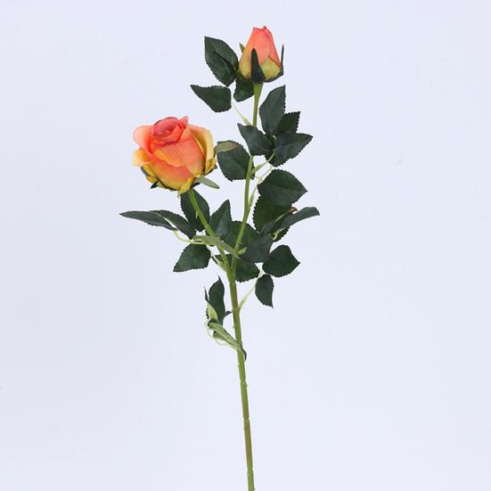 Artificial Rose Multi-use Bright-colored Faux Silk Flower Simulation Flower Display Decoration