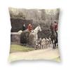 Master Of The South Devon Hunt Quadratisches Kissenbezug Polyester Leinen Samt Kreativer Reißverschluss Dekor Kissenhülle Sofa Sitzkissenbezug