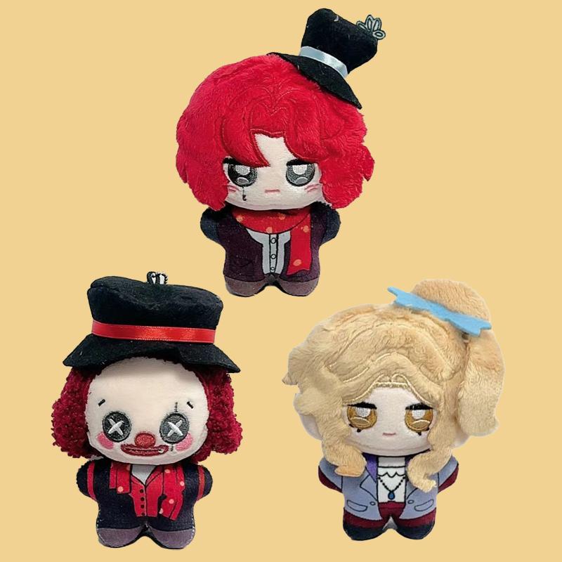 Nowa Gra Identity V Pierwszy Oficer Clown Złodziej Płaczący Clown Magik Dziki Cosplay 10cm Brelok do Plecaka Pluszowy Brelok Prezenty