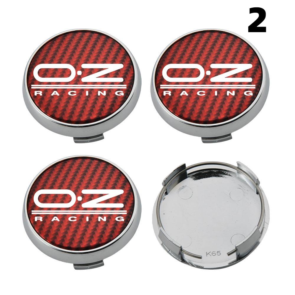1Set/4PCS OD 65MM & OD 68MM Cap For Rims OZ Logo Wheel Center Cap Sport Car Wheel Cover Hub caps