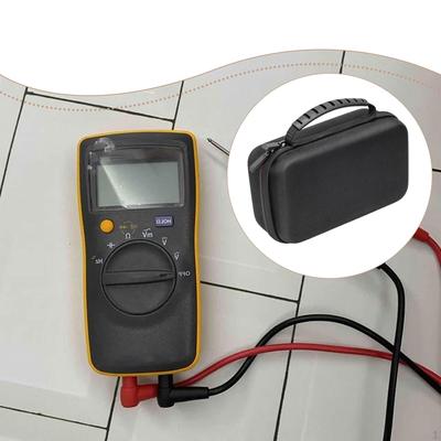 Multimeter Carrying Case Storage Organizer Accessories EVA Smooth Zipper with Mesh Pocket Portable