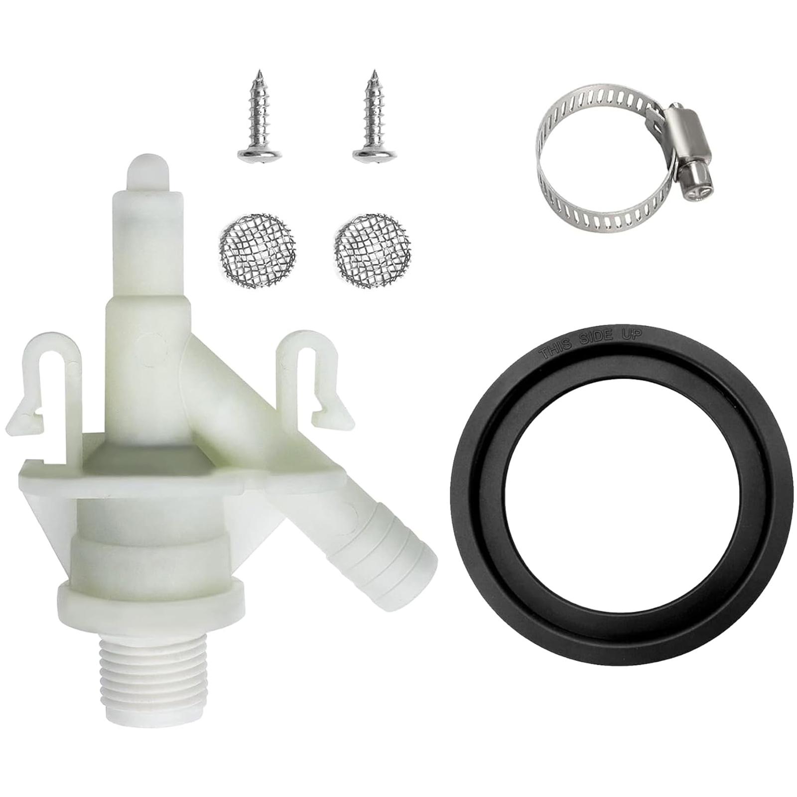 

Multipurpose Campers Toilet Repair Set Including Water Valves Filters and Flush Seal Convenient for 300 Series 1