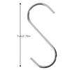 10pcs Stainless Steel S Shaped Hook Kitchen Bathroom Clothing Hooks Multi-functional Metal Hanging Hook