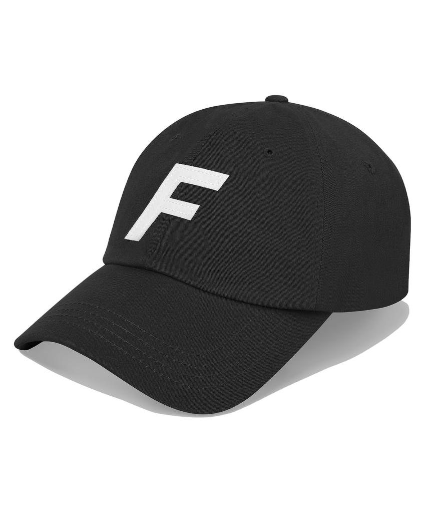FILLUMINATE F Applique Logo Ball Cap - Black