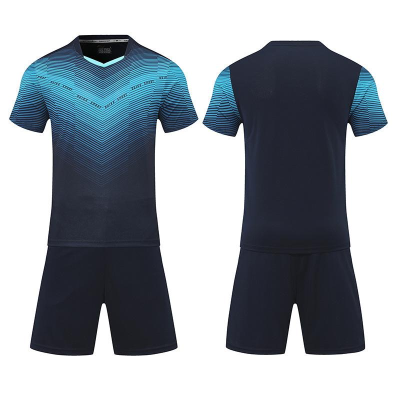 Football Jersey Set Boys Jersey Team Jersey Summer Short-Sleeved Children'S Jersey Training Jersey Sports Suit