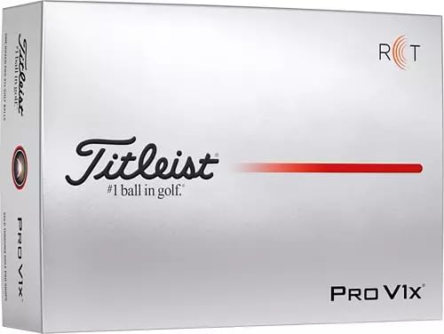 

Titleist 2025 Pro V1x RCT Golf Balls (for use with radar-based ball flight tracking devices) [TrackMan] [Parallel Import]