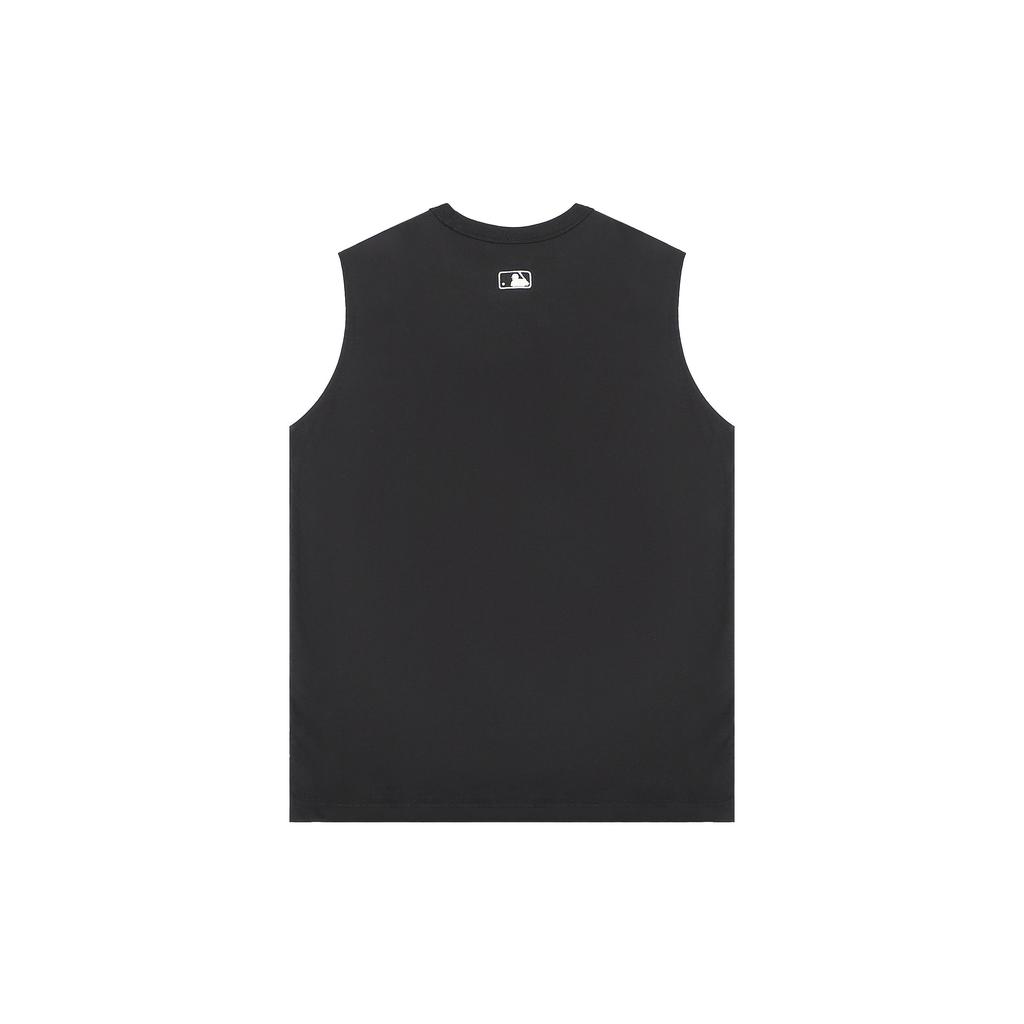 MLB New York Yankees Classic Letter Print Sports Sleeveless T-Shirt Unisex Tops Black 3ATK01023-50BKS