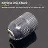 1Pc 1.5-10mm OR 0.8-10mm 1/4" Hex Shank Drill Chuck Keyless Drilling Quick Change Bit Adapter Converter Woodworking Power Tool